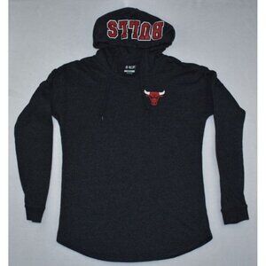 Chicago Bulls NBA Men's Hoodie Size S Gray Sweatshirt Pullover Long Sleeve